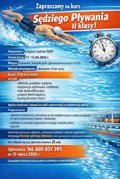 Plakat kursu sędziego pływania II klasy
